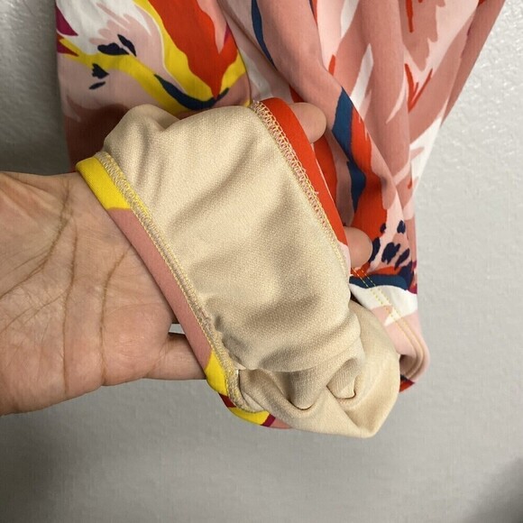 Kona Sol Multicolor Keyhole Floral Medium Coverage One Piece Swimsuit Size Large - Picture 10 of 10